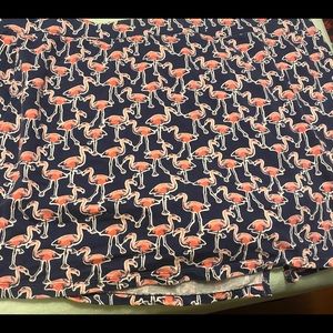 Plus size flamingo skort 3x